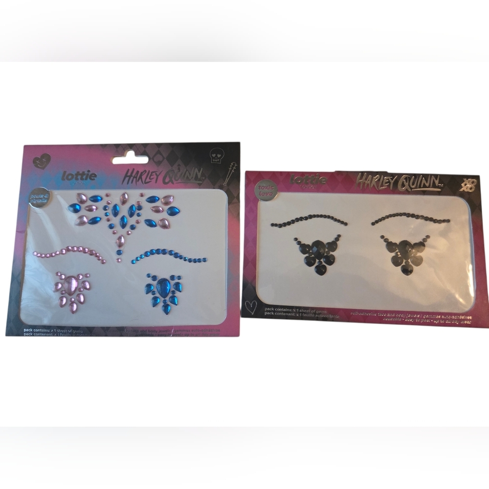 Lottie Face Gems Set - Pink and Blue